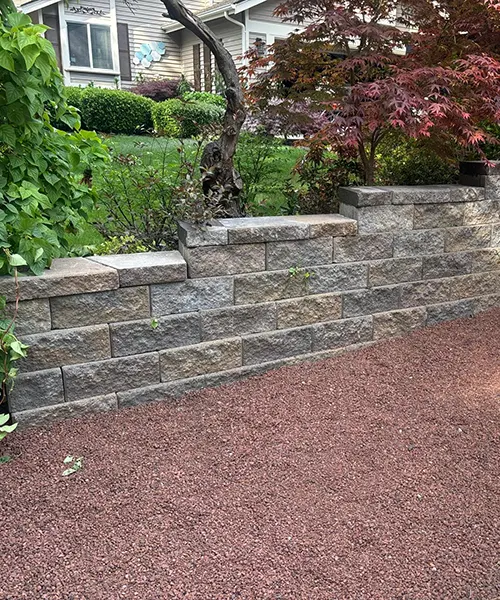Project Retaining Wall in Tacoma 